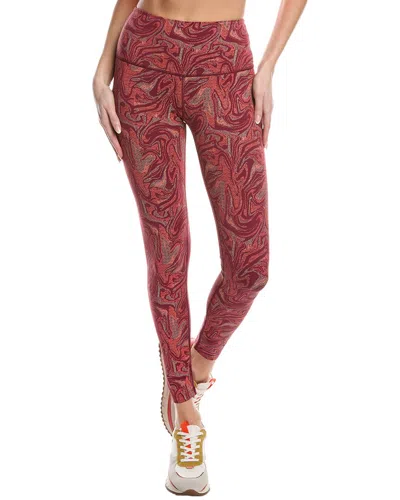 Hanro Balance Legging In Burgundy