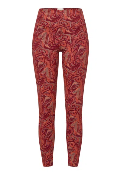 Hanro Balance Leggings In Red