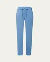 Hanro Balance Tapered Stretch Pants In Bay Blue