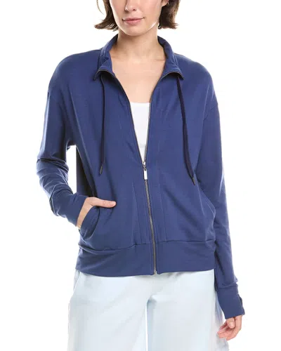 Hanro Balance Zip-up Jacket In Blue