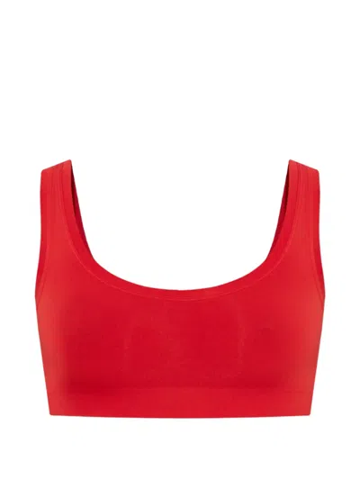 Hanro Banana-motif Scoop-neck Top In Multi