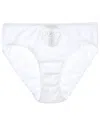 Hanro Belina Embroidered Hi-cut Brief In Neutral