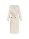 Hanro Belted Bathrobe In Neutral