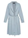 Hanro Belted Pocket Robe In Blue