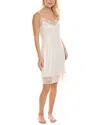Hanro Michelle Lace-trim Supima Cotton Chemise In Red