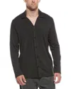 Hanro Button Front Shirt In Black