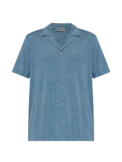 Hanro Buttoned Shirt In Blue