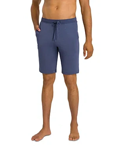 Hanro Casual Drawstring Shorts In Slate Blue