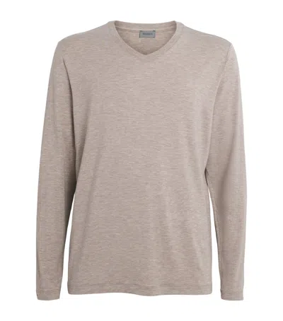 Hanro Casual T-shirt In Brown