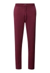 Hanro Casuals Drawstring Pants In Burgundy