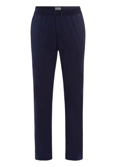 Hanro Casuals Drawstring Pants In Deep Navy