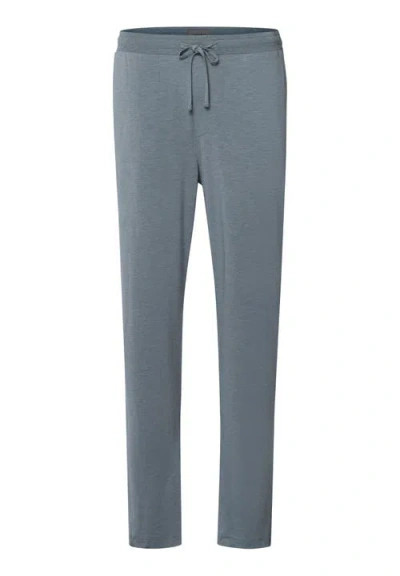 Hanro Casuals Drawstring Pants In Ocean Melange
