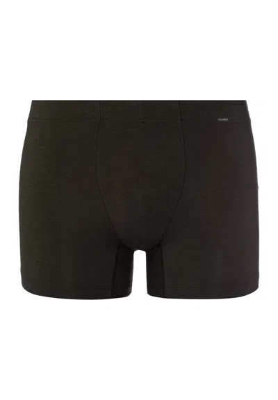 Hanro Casuals Single Jersey Boxer Briefs In Black