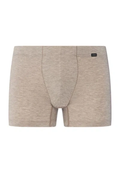 Hanro Casuals Single Jersey Boxer Briefs In Gray