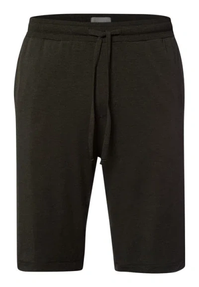Hanro Casuals Soft Drawstring Shorts In Black