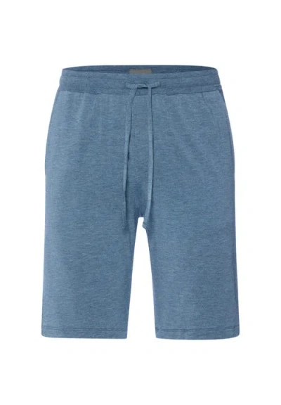 Hanro Casuals Soft Drawstring Shorts In Blue