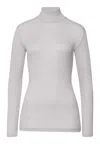 Hanro Celeste Wool And Silk Turtleneck Top In Multi