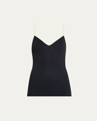 HANRO CHAIN-STRAP COTTON CAMI