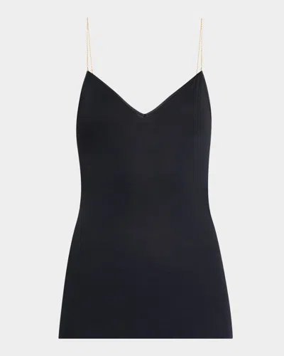 HANRO CHAIN-STRAP COTTON CAMI