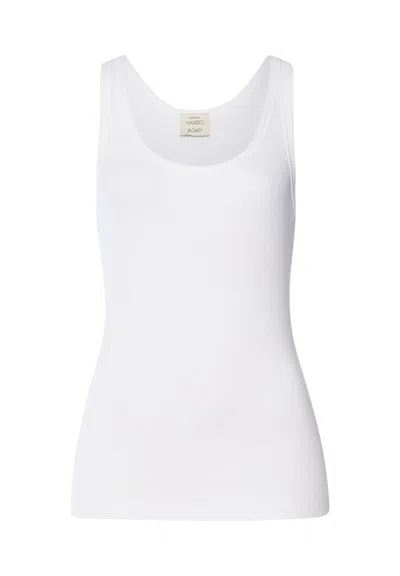 Hanro Charlotte Adam X  Cotton Blend Tank Top In White
