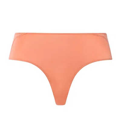 Hanro Cira Midi Briefs In Orange