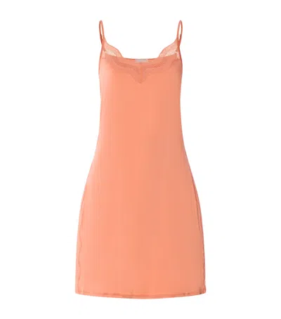 Hanro Cira Nightdress In Orange