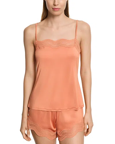Hanro Cira Spaghetti Cami In Orange