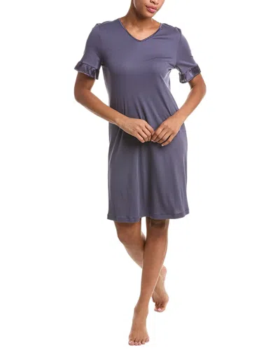 Hanro Claire Nightgown In Blue