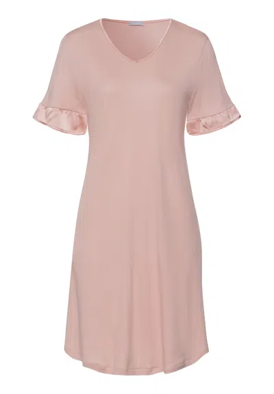 Hanro Claire Tencel™ And Cotton Nightgown In Pink