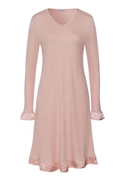 Hanro Claire Tencel™ And Cotton Nightgown In Pink