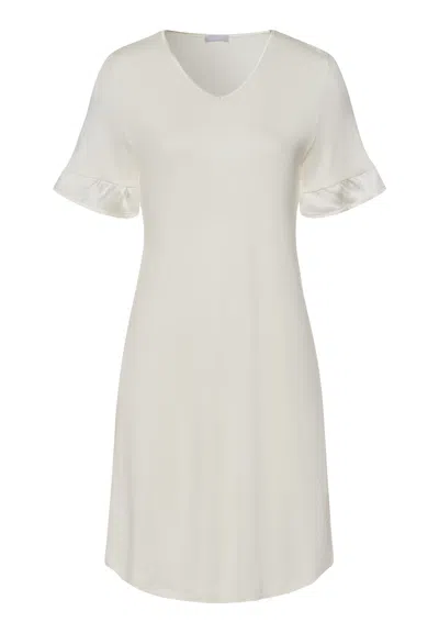 Hanro Claire Tencel™ And Cotton Nightgown In White