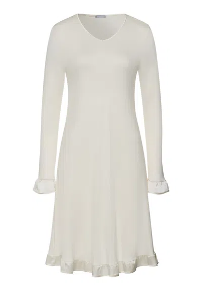 Hanro Claire Tencel™ And Cotton Nightgown In White