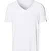 Hanro Clean Cut Seamless V-neck T-shirt In White