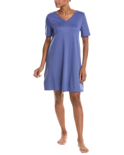 Hanro Cleo Nightdress In Blue
