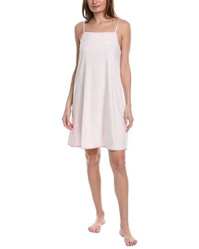 Hanro Cleo Sleeveless Square-neck Cotton Nightgown In White