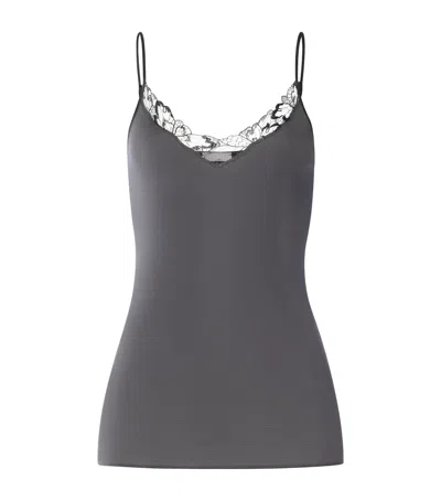 Hanro Cotton Belen Cami Top In Grey
