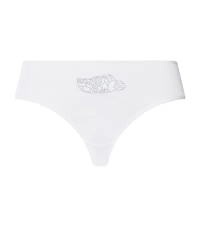 Hanro Cotton Belen Midi Briefs In White