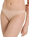 Hanro Cotton Seamless Bikini In Beige