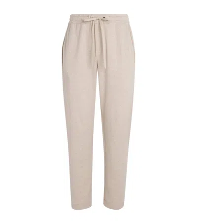 Hanro Cotton-blend Cozy Living Sweatpants In Neutral