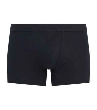 Hanro Cotton-blend Essential Trunk In Black