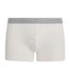 Hanro Cotton-blend Essential Trunks In White