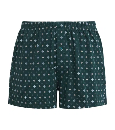 Hanro Cotton Boxer Shorts In Multi