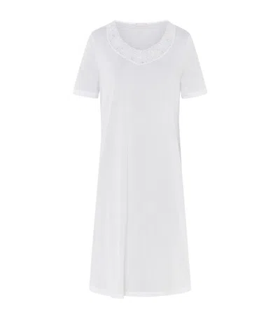 Hanro Cotton Clara Nightdress In White