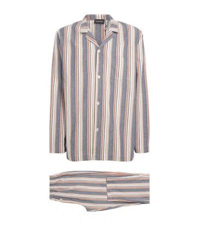 Hanro Cotton Cosy Comfort Pyjama Set In Multi