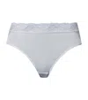 Hanro Cotton Delight Midi Briefs In Blue
