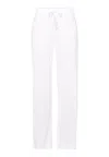 Hanro Cotton Deluxe Cotton Drawstring Pants In White