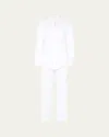 Hanro Cotton Deluxe Pajama Set In White