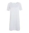 Hanro Cotton Deluxe Short Sleeve Nightdress In White