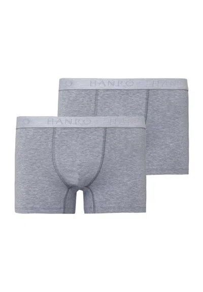 HANRO COTTON ESSENTIALS 2-PACK COTTON BOXER BRIEFS