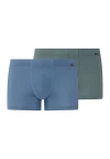Hanro Cotton Essentials 2-pack Cotton Boxer Briefs With Covered Waistband In Multi
